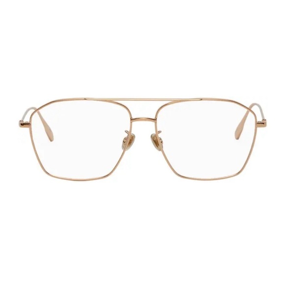 DIOR Rose Gold Aviator Stellaire 014F Glasses - Picture 2 of 4